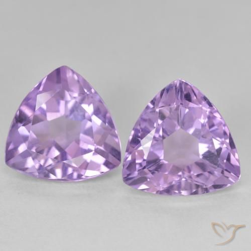 5.75ctw Natural Violeta medio Amatista, Trillón, VS