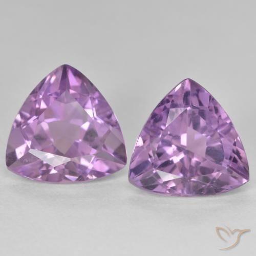 5.83ctw Natural Violeta rosado medio Amatista, Trillón, VS