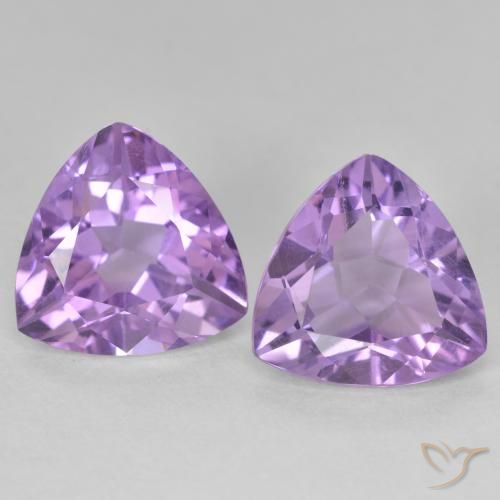 5.71ctw Natural Violeta medio Amatista, Trillón, VS