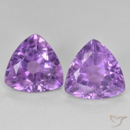 5.72ctw Natural Violeta rosado Amatista, Trillón, VS