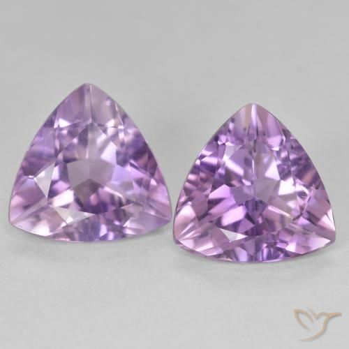 5.15ctw Natural Violeta rosado Amatista, Trillón, VS