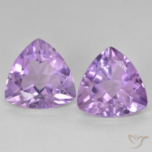 5.71ctw Natural Violeta rosado Amatista, Trillón, VS