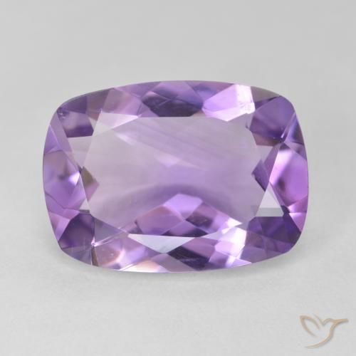 10.94ct Natural Violeta rosado Amatista, Forma Cojín, VVS