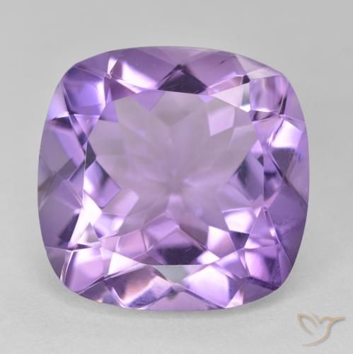 18.92ct Natural Violeta medio Amatista, Forma Cojín, VVS