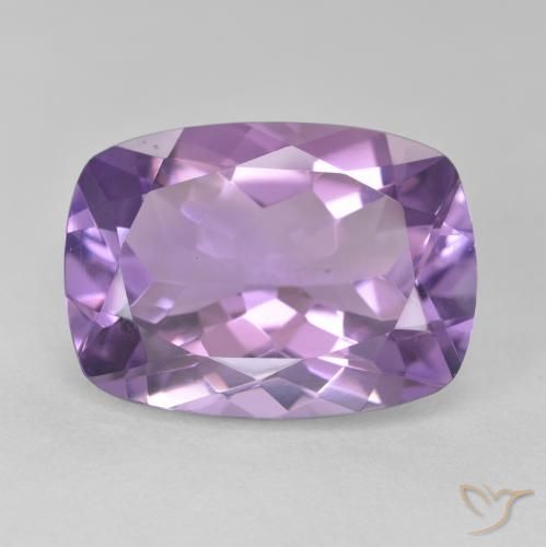 12.83ct Natural Violeta medio Amatista, Forma Cojín, VVS
