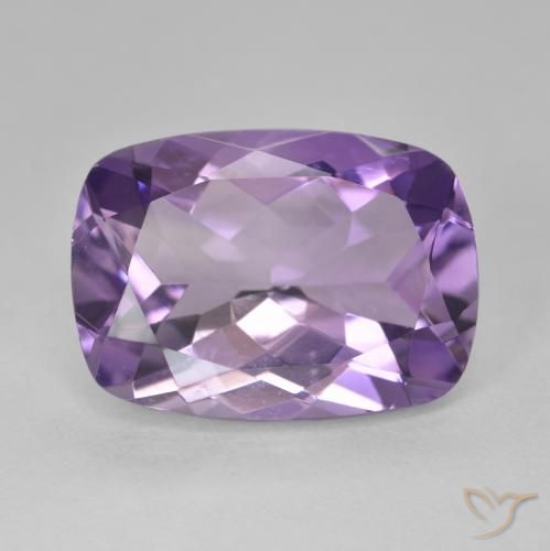 11.78ct Natural Violeta medio Amatista, Forma Cojín, VVS