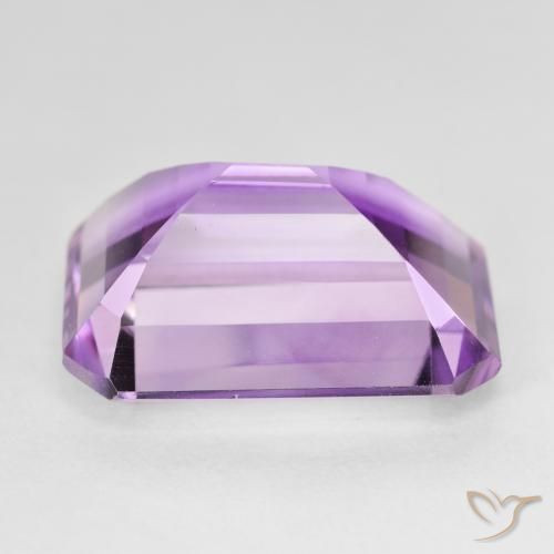 Amatista Violeta púrpura natural de 19.30 ct, Corte Octágono / Esmeralda, VVS