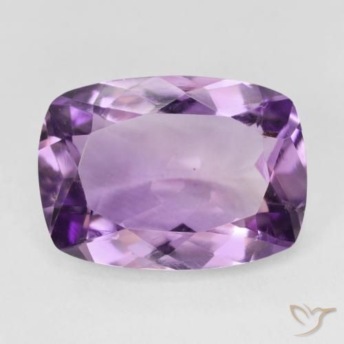 11.09ct Natural Violeta púrpura Amatista, Forma Cojín, VVS
