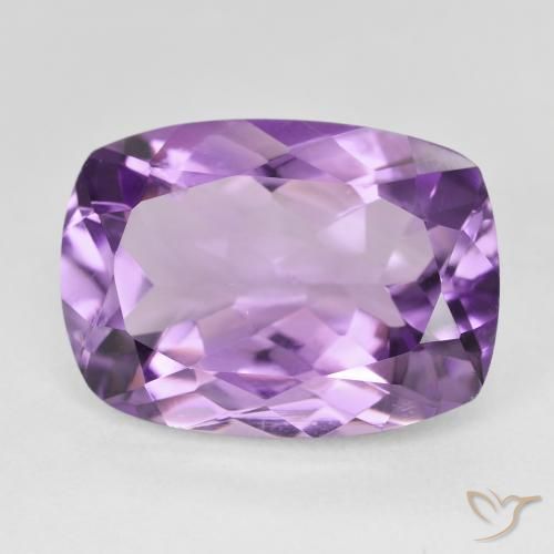 12.53ct Natural Violeta púrpura Amatista, Forma Cojín, VVS-VS
