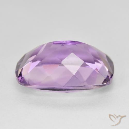 Amatista Violeta púrpura natural de 12.53 ct, Forma Cojín, VVS-VS