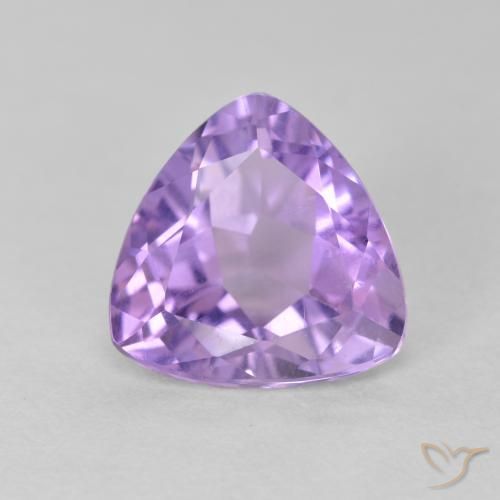 2.88ct Natural Violeta medio Amatista, Trillón, VS