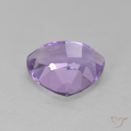 Amatista Violeta medio natural de 2.89 ct, Trillón, VS