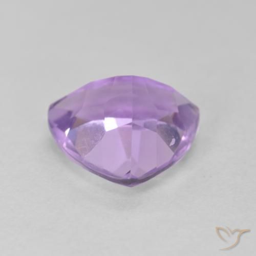 Amatista Violeta medio natural de 2.84 ct, Trillón, VS