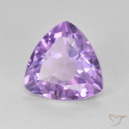 Amatista Violeta iris natural de 3.01 ct, Trillón, VS