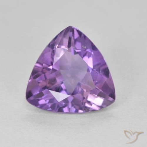 2.72ct Natural Violeta medio Amatista, Trillón, VS