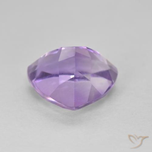 Amatista Tono violeta intenso natural de 3.09 ct, Trillón, VS