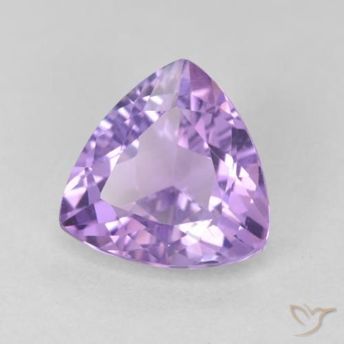 Amatista Violeta rosado natural de 2.94 ct, Trillón, VS