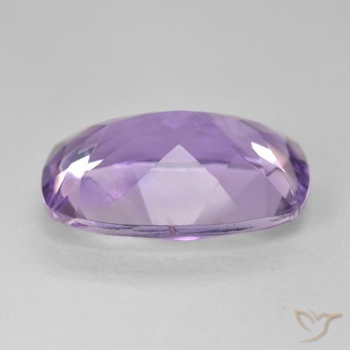Amatista Violeta medio natural de 11.50 ct, Forma Cojín, VVS