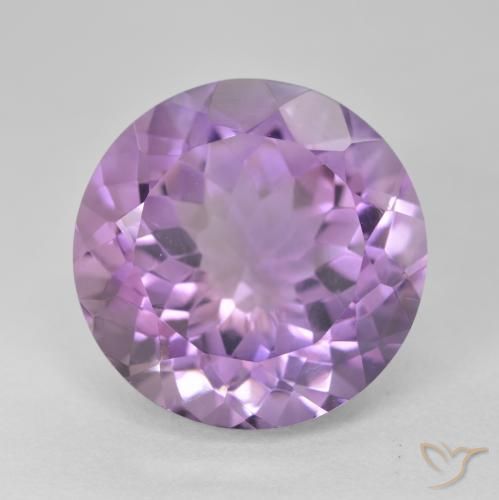 14.50ct Natural Violeta medio Amatista, Redondo, VVS