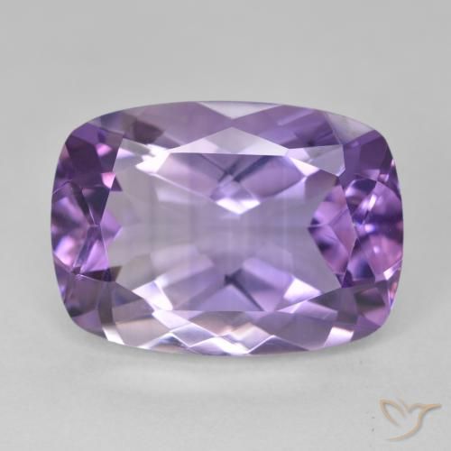 13.08ct Natural Violeta oscuro Amatista, Forma Cojín, VVS