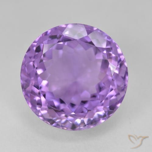 16.48ct Natural Violeta medio Amatista, Redondo, VVS