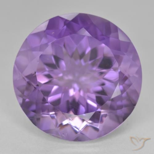25.46ct Natural Violeta oscuro Amatista, Redondo, VVS