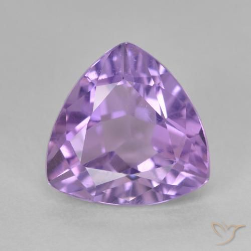 3.14ct Natural Violeta oscuro Amatista, Trillón, VS