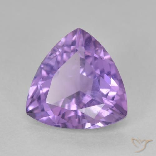 Amatista Violeta iris intenso natural de 2.81 ct, Trillón, VS
