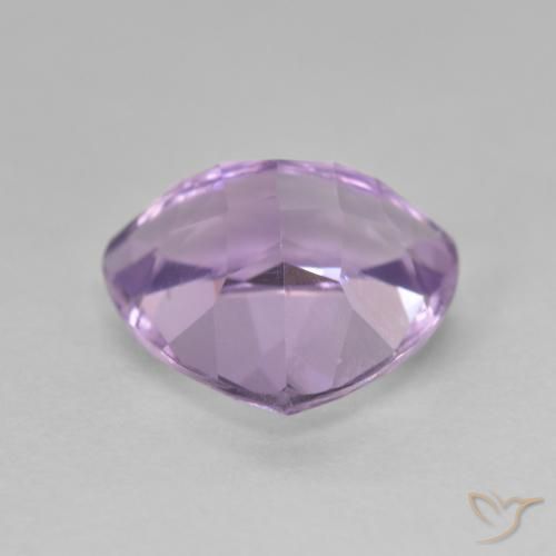Amatista Violeta oscuro natural de 2.90 ct, Trillón, VS