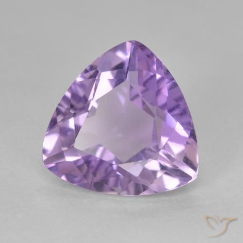 Amatista Violeta iris intenso natural de 2.82 ct, Trillón, VS