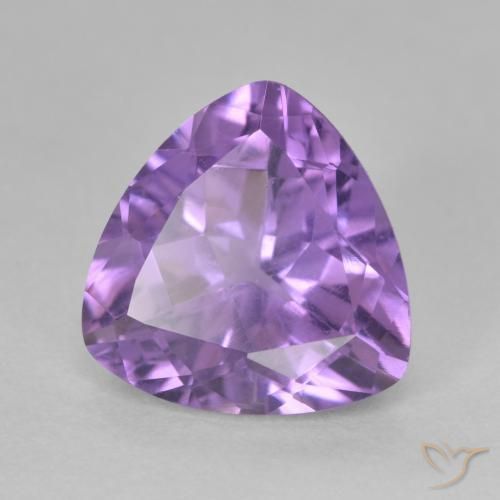 Amatista Violeta iris intenso natural de 2.91 ct, Trillón, VS