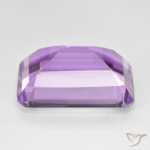 Amatista Violeta púrpura natural de 18.55 ct, Corte Octágono / Esmeralda, VVS