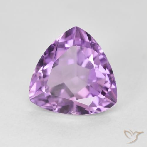 Amatista Violeta rosado natural de 2.96 ct, Trillón, VS
