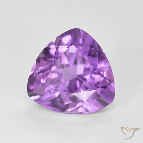 Amatista Violeta rosado natural de 3.13 ct, Trillón, VS