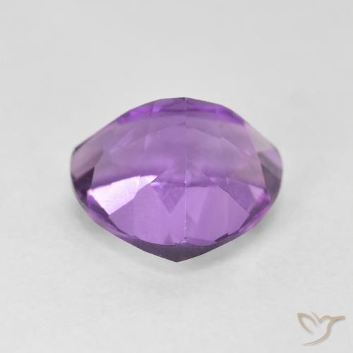 Amatista Violeta rosado natural de 3.13 ct, Trillón, VS