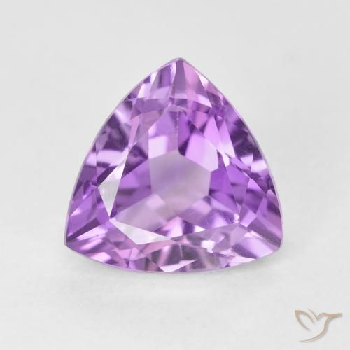 3.16ct Natural Violeta rosáceo medio Amatista, Trillón, VS