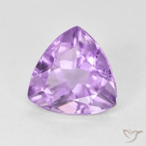 Amatista Violeta claro natural de 2.80 ct, Trillón, VS