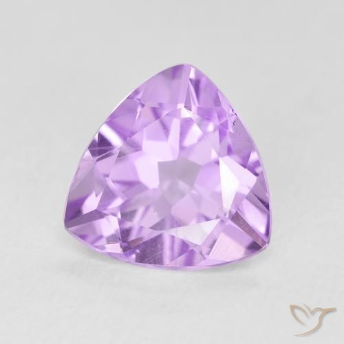 Amatista Violeta claro natural de 2.74 ct, Trillón, VS