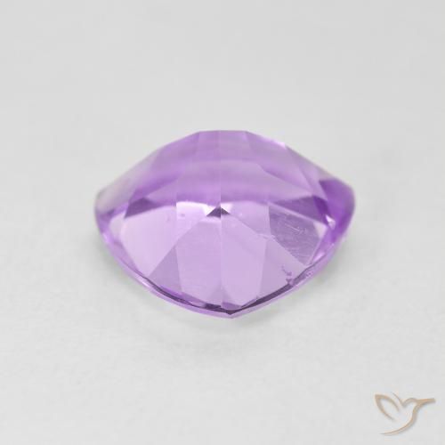 Amatista Violeta claro natural de 2.74 ct, Trillón, VS