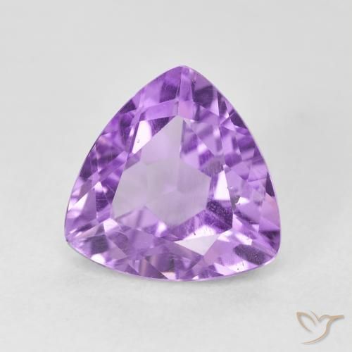 Amatista Violeta rosado natural de 3.19 ct, Trillón, VS