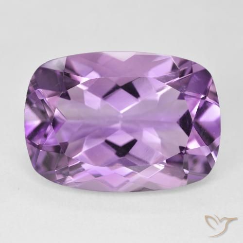12.54ct Natural Violeta rosado Amatista, Forma Cojín, VVS