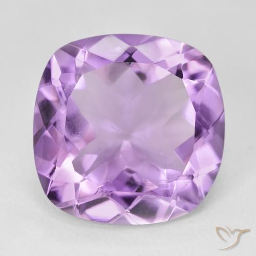 12.96ct Natural Violeta rosado Amatista, Forma Cojín, VVS-VS