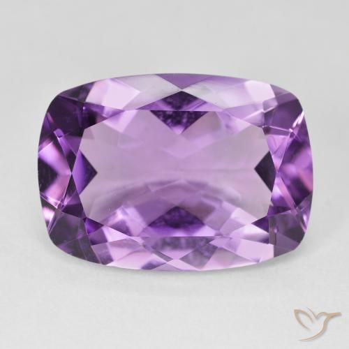 11.71ct Natural Violeta rosado Amatista, Forma Cojín, VVS
