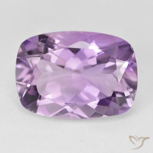 12.30ct Natural Violeta rosado medio Amatista, Forma Cojín, VVS