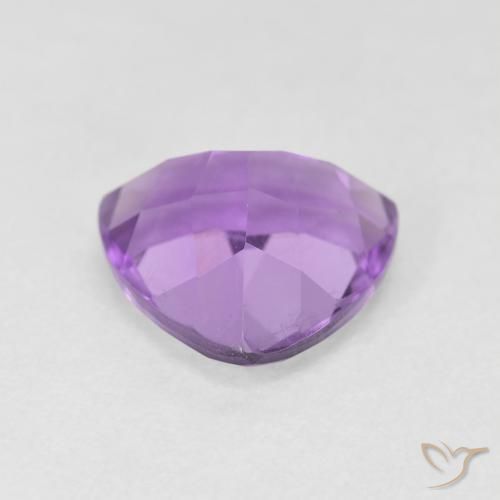 Amatista Violeta rosado claro natural de 2.90 ct, Trillón, VS