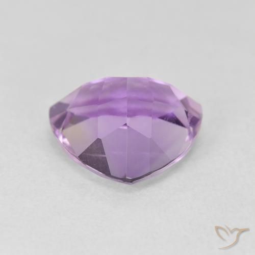 Amatista Violeta medio natural de 3.00 ct, Trillón, VS