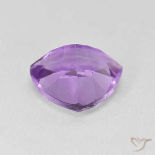 Amatista Violeta rosado claro natural de 2.96 ct, Trillón, VS