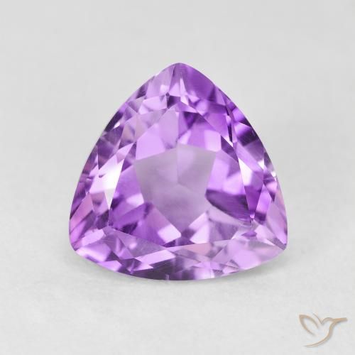 3.16ct Natural Violeta rosado Amatista, Trillón, VVS-VS