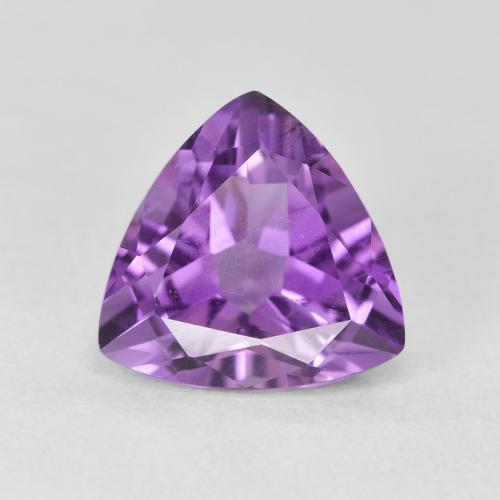 3.07ct Natural Medium Light Purplish-Violet Amatista, Trillón, VVS-VS