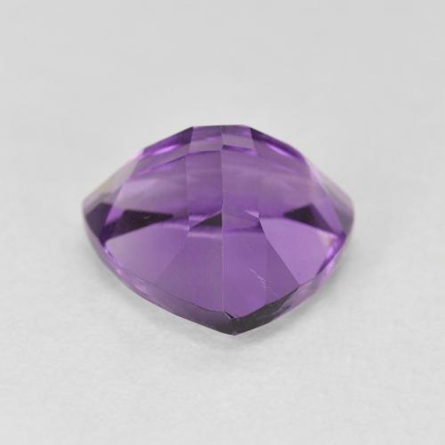 Amatista Medium Light Purplish-Violet natural de 3.07 ct, Trillón, VVS-VS
